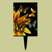 Butterfly Gardens cake picks