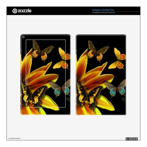 Butterfly Gardens Skin For Kindle Fire