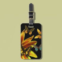 Butterfly Gardens luggage tags