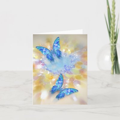 Butterfly Gems Greeting Cards