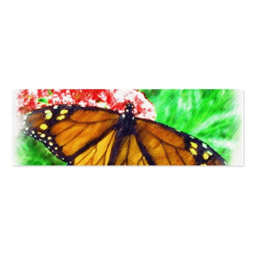 Butterfly Gift Tag Business Card Templates (front side)