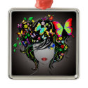 Butterfly Girl 1 Ornament ornament