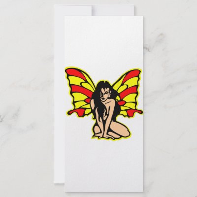 Butterfly Girl Tattoo Rack