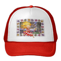 Butterfly girl trucker hat