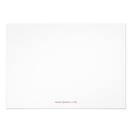 Butterfly girl's photo thank you flat card personalized invites