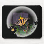 Butterfly Globed mousepads