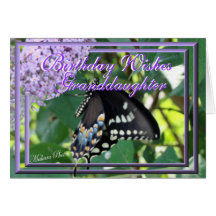 Butterfly Granddaugher card-customize