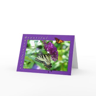 Butterfly Greeting Card card