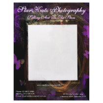 'Butterfly Grunge' Letterhead