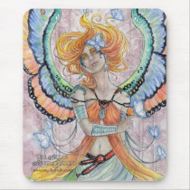 Butterfly Guardian Mousepad mousepads