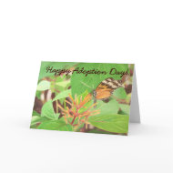 butterfly, Happy Adoption Day! card