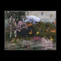 Butterfly Haven postcards