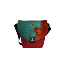 Butterfly Heart Courier Bag