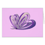 Butterfly Heart Design Card