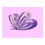 Butterfly Heart Design Postcard
