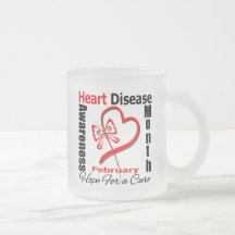 Butterfly Heart - Heart Disease Awareness Month Mug
