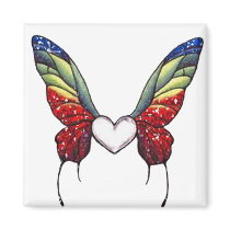 Butterfly Heart magnets