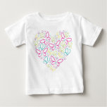 Butterfly heart t-shirt