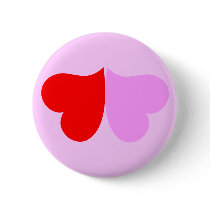 Butterfly Hearts buttons by ValentinesDayHearts Butterfly Hearts buttons