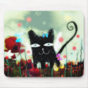 Butterfly heaven cat poppy lomography mousepad by Rupydetequila Butterfly heaven cat poppy lomography mousepad