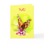 Butterfly Hello Card