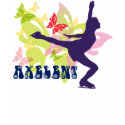 Butterfly Ice Skater t-shirts