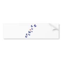 butterfly icon bumper stickers