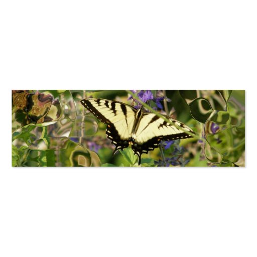 Butterfly Imagination Bookmark Business Card Templates (front side)