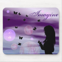 Butterfly imagine mousepad mousepads