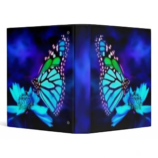 Butterfly in Blue Light binder