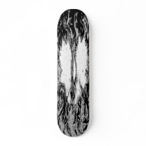 Butterfly In Fire B&W skateboard by hadleymonster Butterfly In Fire B&W skateboard