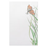 Butterfly in Grass Stationary Customized Stationery