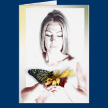 Butterfly in hand cards