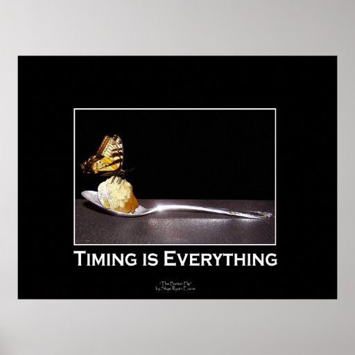 BUTTERFLY in Kitchen Fun Motivational Poster