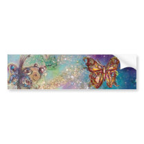 BUTTERFLY IN SPARKLES bumper stickers