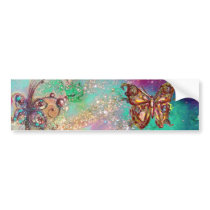 BUTTERFLY IN SPARKLES bumper stickers