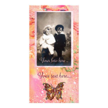 BUTTERFLY IN SPARKLES PHOTO CARD