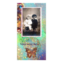 BUTTERFLY IN SPARKLES PHOTO CARD
