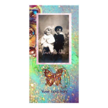BUTTERFLY IN SPARKLES PHOTO CARDS