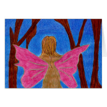 Butterfly in the Abyss Greeting Card