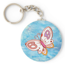 Butterfly in the Sky Keychain keychains