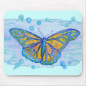 Butterfly in the Sky mousepads by MyOtherPlanet Butterfly in the Sky mousepads