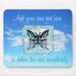Butterfly in the sky mousepad
