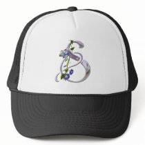 Butterfly Initial S Trucker Hats
