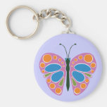 Butterfly Jam Pink Key Chains