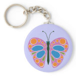 Butterfly Jam Pink Key Chains