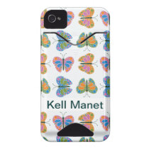 Butterfly Jam Template Iphone 4 Id Case