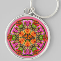 Butterfly Kaleidoscope keychains