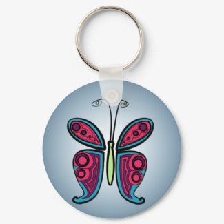 butterfly keychain