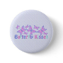 Butterfly Kisses - Blues buttons
